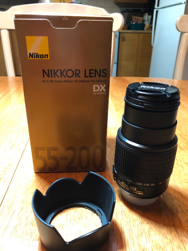 Nikon 55-200mm f/4-5.6G ED IF AF-S DX VR [Vibration Reduction] in Cameras & Camcorders in Mississauga / Peel Region - Image 2
