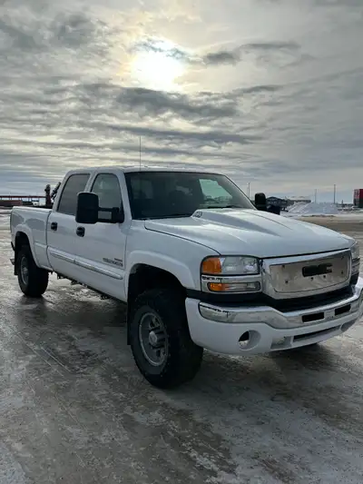For Sale: 2004 GMC Sierra 2500HD Duramax Diesel, Crew Cab. This has been a good truck for constructi...