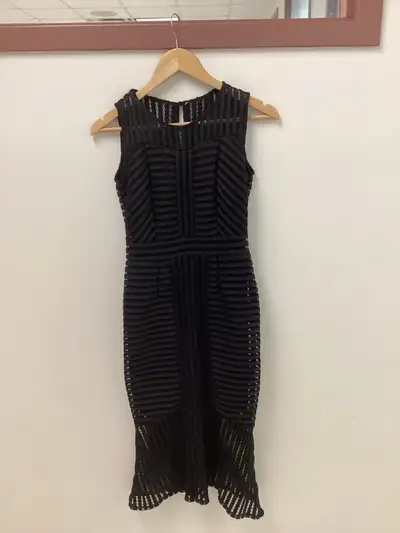Black lace dress - beautiful and lined- sizes 2-4 small, View more