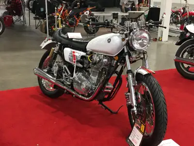Gorgeous ‘76 XS650 for sale in Oakville. Frame up restoration and engine rebuild. Numerous upgrades...