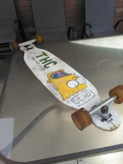 38" length x 8.75" width longboard/skateboard, View more