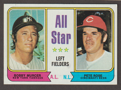 Baseball Card - 1974 Topps Pete Rose All Star Near Mint, View more