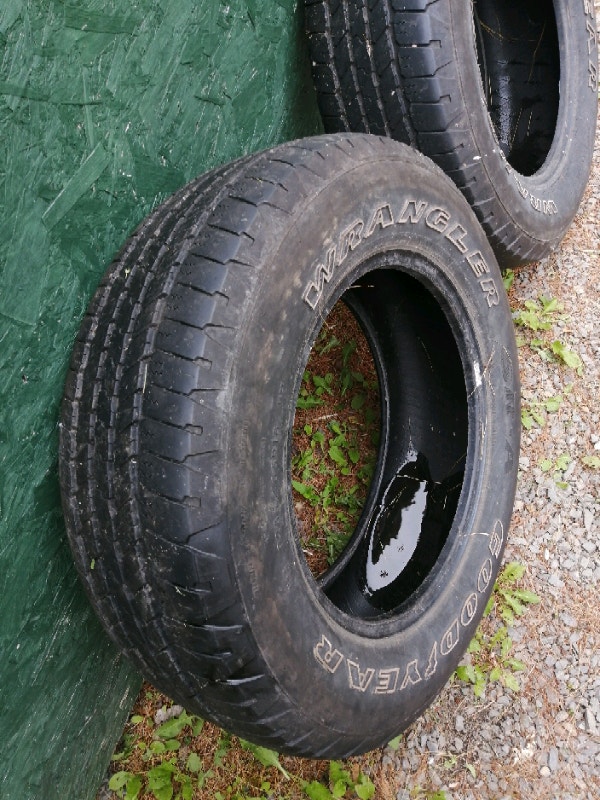 Goodyear Wrangler light truck Tire Tires & Rims Fredericton Kijiji