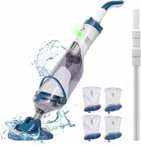 NEW Cordless Pool Vacuum for Above Ground Pool Telescopic Pole