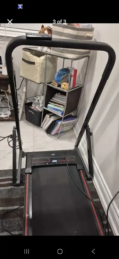 Get in shape with this used treadmill, perfect for home workouts. It features an LCD display to trac...