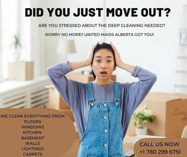 Last Minute Moveout/In, and carpet cleaning  in Cleaners & Cleaning in Edmonton