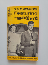 Vintage FEATURING THE SAINT Paperback Book (1960's)