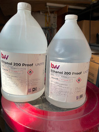 2  gallons of ethanol, 200 proof