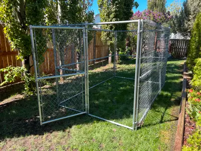 Large Chain Link Dog Run 6x12x6, View more