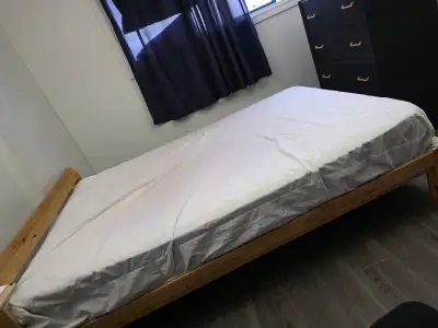 Double Bed Frame with mattress , View more