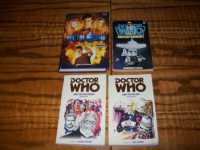 Lot Of 4 Doctor Who Books Paperback & Hard Cover