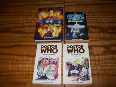 Lot Of 4 Doctor Who Books Paperback & Hard Cover, View more