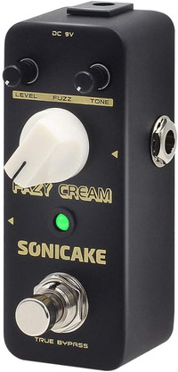 SONICAKE Fazy Cream True Bypass Vintage Fuzz Guitar Effect PedaL