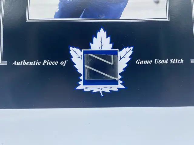 James Van Riemsdyk Toronto Maple Leafs Piece of Game Used Stick in Arts & Collectibles in London - Image 3