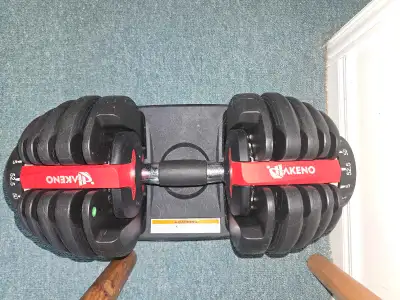 adjustable dumbell, 52.5 pounds , View more