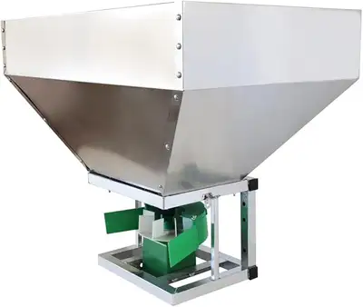 Item number: 053379 42Gallon Fertilizer Spreader Broadcast Spreader Stainless Steel ATV Tow Behind F...