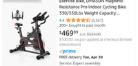 PRO VERSION Exercise Bike, DMASUN Magnetic Resistance Pro Indoor