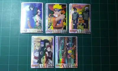 Kayou Naruto Collectible Cards Series 1 Heaven Scroll Classic Lot x5 Japanese Foils. PTR-003L3, PTR-...