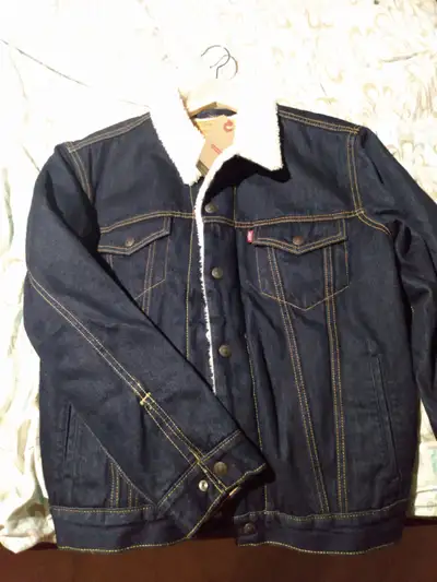 Levi's Trucker Jean Jacket with Sherpa Lining, View more