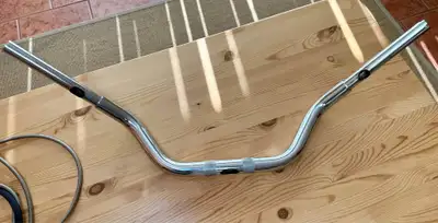 Original “Beach Bars” off a 2014 Harley Breakout. Also has hydraulic line set for front brake and cl...