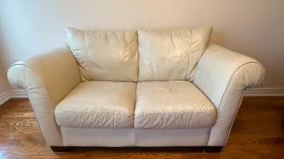 Leather sofa is for sale, View more