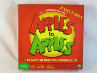 Apples to Apples 2007 Party Box Board Game Mattel 100% Complete