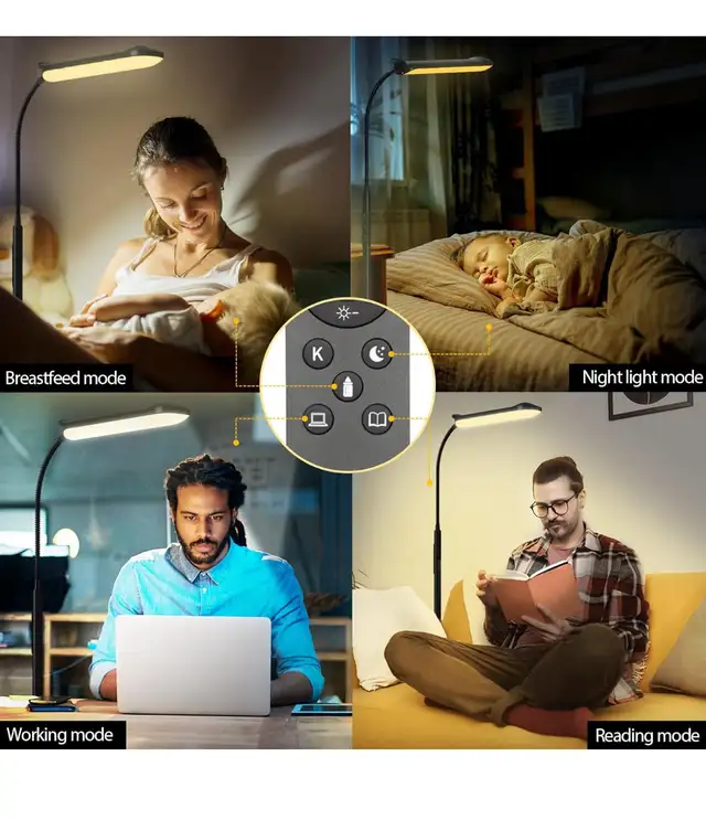 LED Floor Lamp, 18W Super Bright Floor Lamp for Living Room, Adj in Indoor Lighting & Fans in Hamilton - Image 9