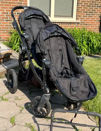 Baby Jogger City Select Double Stroller with attachments, View more