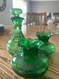 Green glass wear 