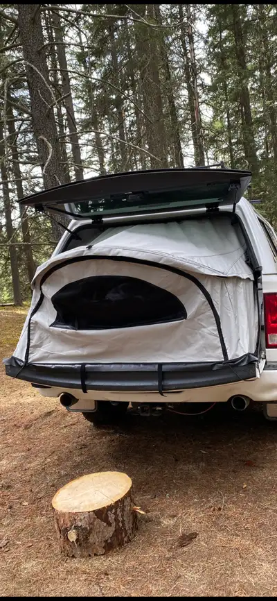 Tent for a topper/tailgate. For full size truck. Used for one summer. No longer have vehicle that is...