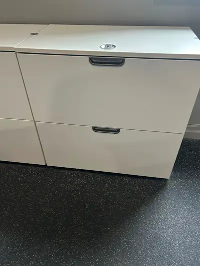 Ikea white galant file cabinet, View more