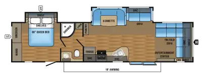 Jayco Flight 2017 No 1 bestselling Travel Trailer 40' (30 AMP) VIN No.: 1UJBJ0BV8H1T50173 2025 fee p...