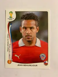 2014Panini FIFA World Cup Stickers Brazil J.BEAUSEJOUR#160 CHILE
