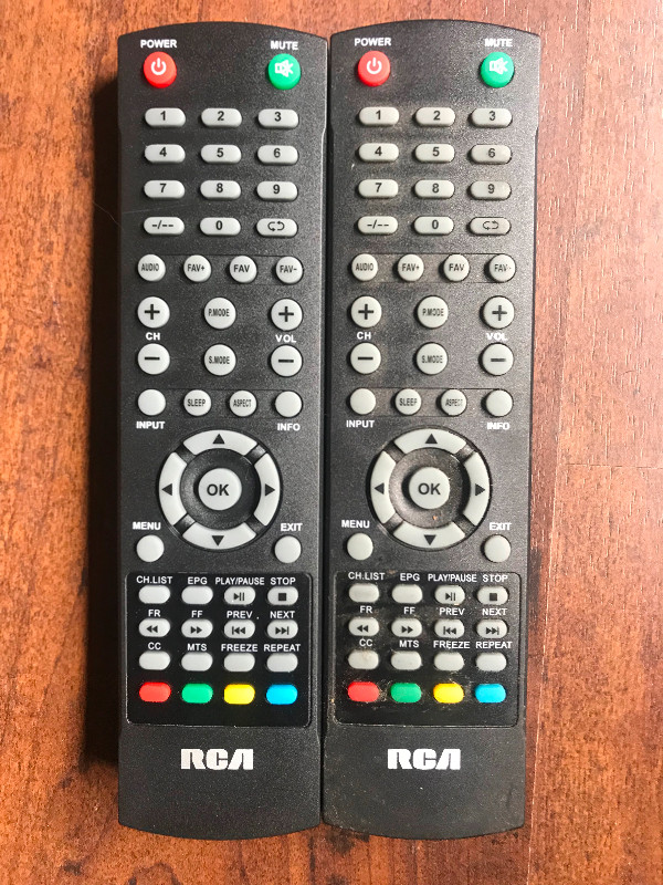 RCA Tv Remotes in Video & TV Accessories in Belleville