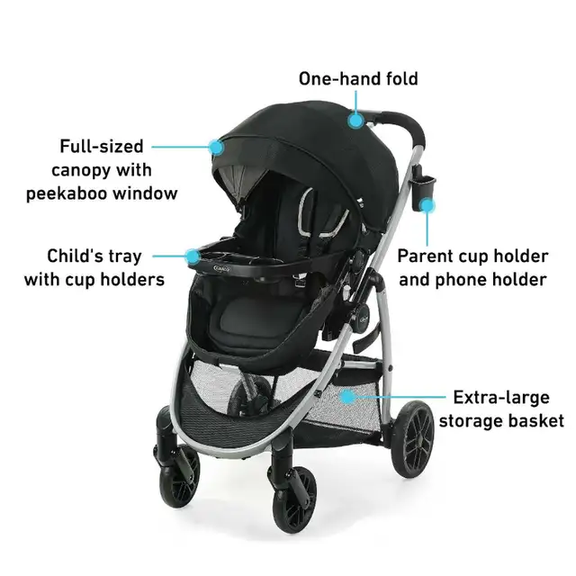 Graco Modes Pramette Stroller for Sale! in Strollers, Carriers & Car Seats in City of Toronto - Image 3