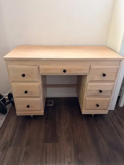 drawer 7real wood desk, View more