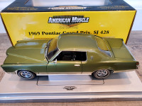 1:18 Diecast RC2 ERTL 1969 Pontiac Grand Prix SJ 428 Green