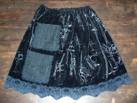 Black Gothic Lolita Skirts ~Handmade!