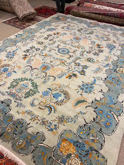 Persian Kashan fine large handmade rug (Iran), View more