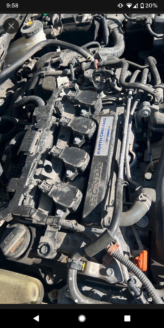 2018 Honda Civic Hatchback Sport Touring Full Engine Manual in Engine & Engine Parts in Gatineau - Image 2