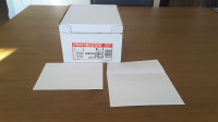 700 enveloppes blanches format A-7