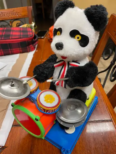 Here's a 1973 Drummer Panda still functional in good condition for 51 years old! Make me an offer/ f...