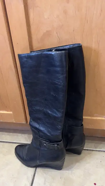 FRANCO SARTO bLeather knee-high women's boots, View more