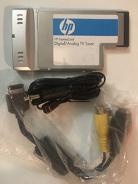 HP Digital/Analog TV Tuner with Audio/video and IR emitter cable