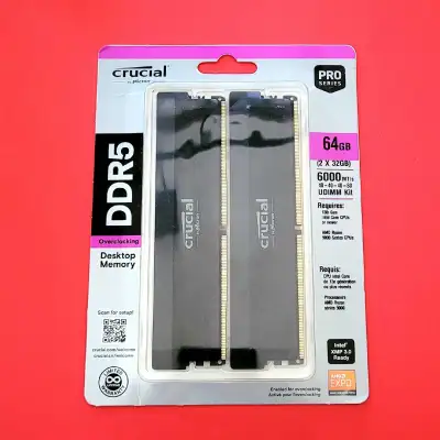 Crucial 64GB DDR5 RAM *NEW* (2x32GB), View more