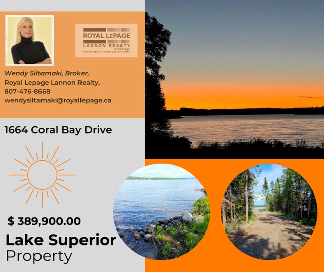 SOLD 1664 Coral Bay Drive Land for Sale Thunder Bay Kijiji