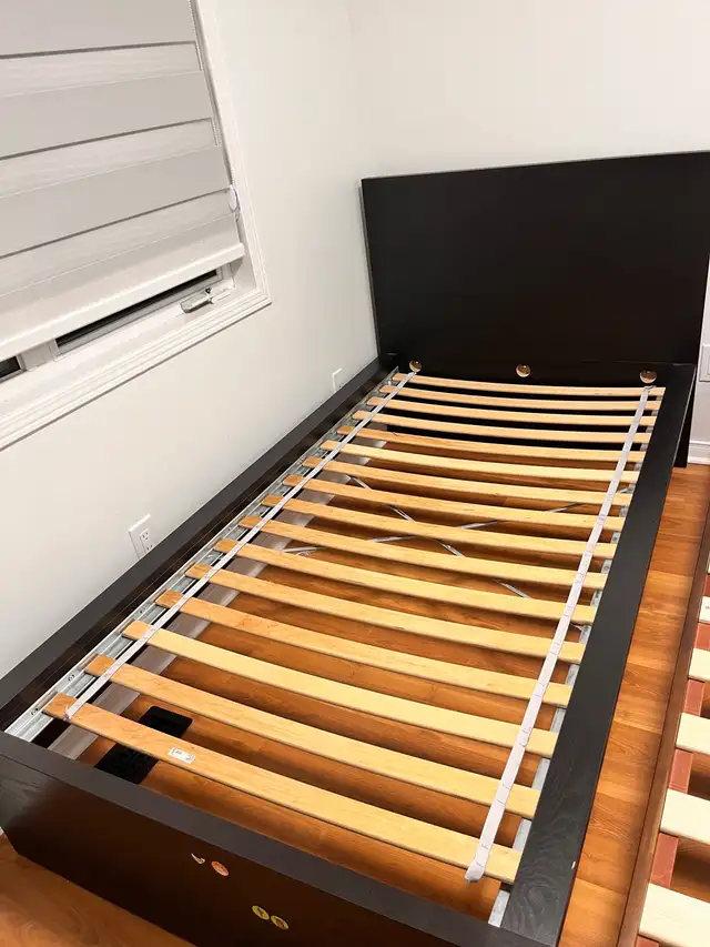 ikea twin bed frame - Whitby in Beds & Mattresses in Oshawa / Durham Region - Image 2
