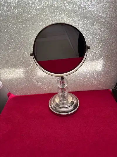 Aquatico magnified 2  sided Mirror like new , View more