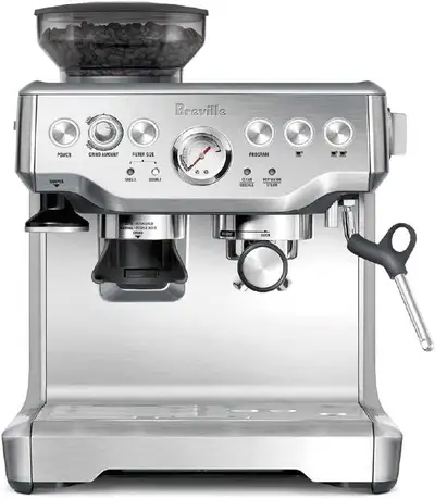 Breville Barista Express Espresso Machine, Brushed Stainless Steel in excellent condition. Original...