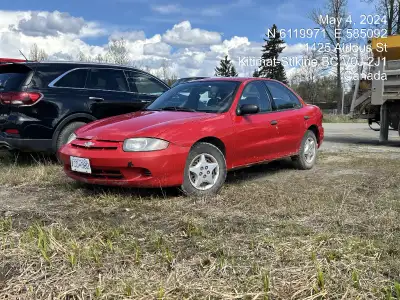 5-speed manual, engine, drive train, brakes, steering in good running condition. Summer and winter t...